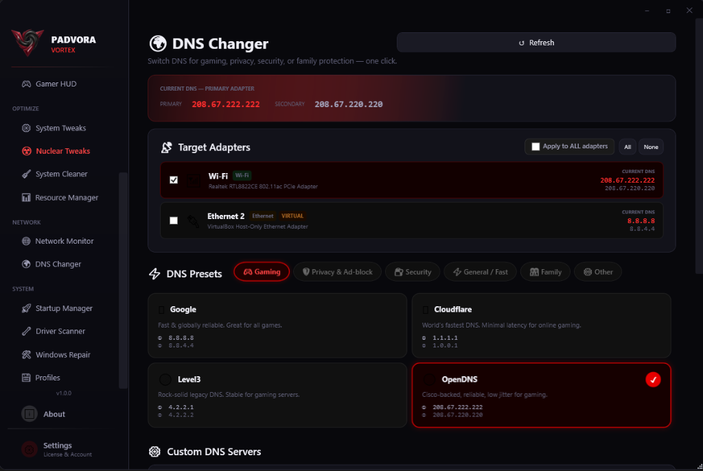 Padvora DNS Changer